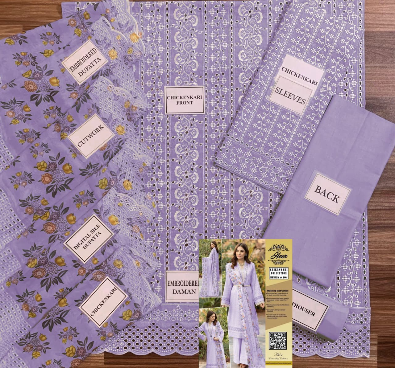 Chickenkari Lawn cotton dress