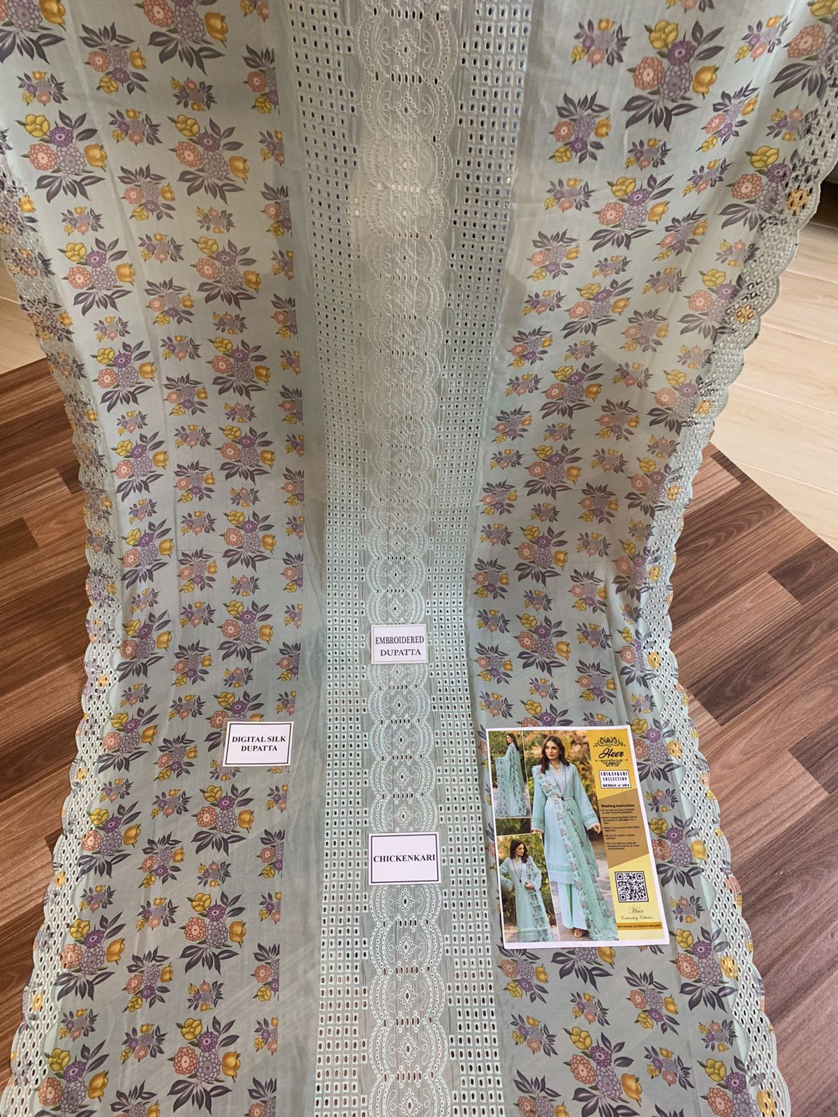 Chickenkari Lawn cotton dress - Image 2