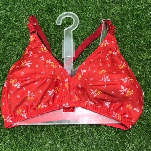 Ladies' Bra Jarsi Printed Red Color