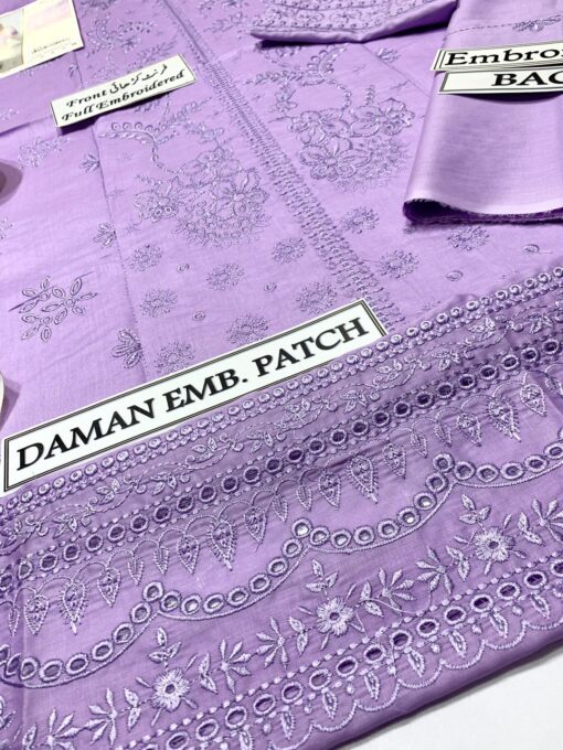 Lawn chickenkari (light purple) - Image 2