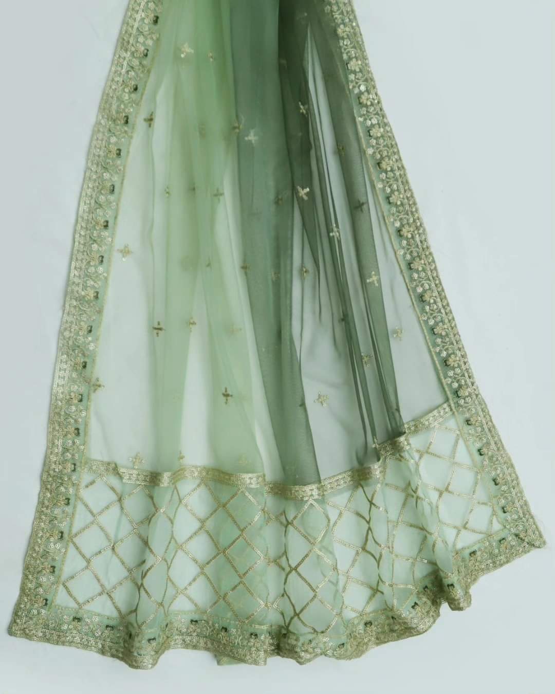 Party Wear Lawn Dress - Image 3