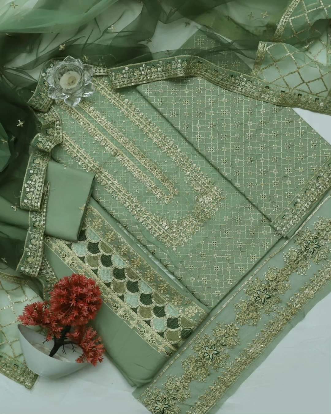 Party Wear Lawn Dress