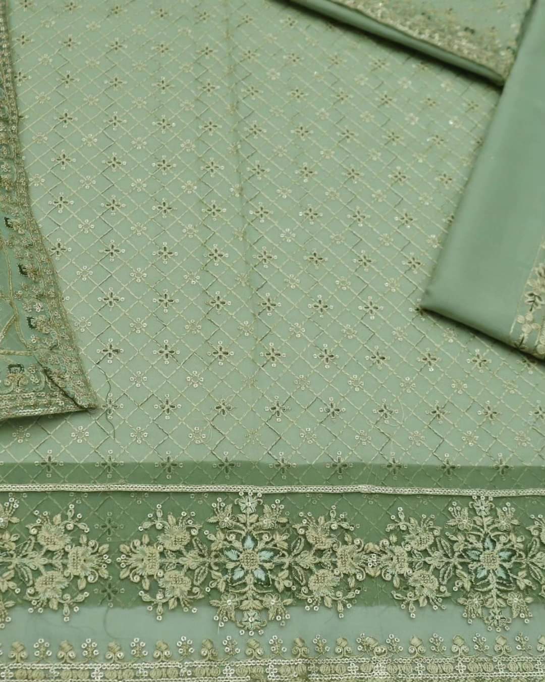 Party Wear Lawn Dress - Image 2
