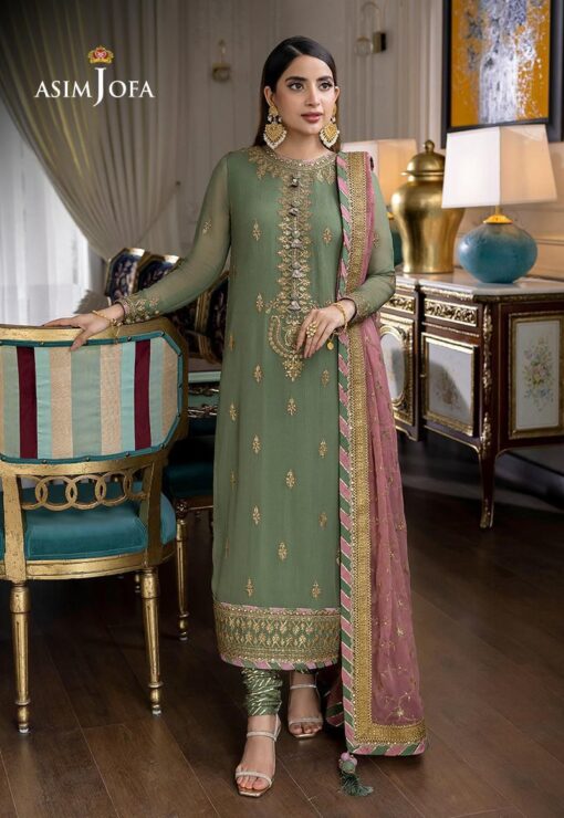 Shiffon dress(sea green)