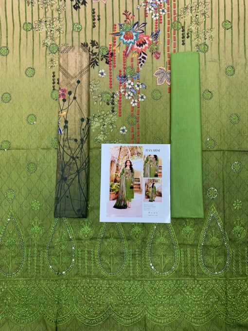 Lawn dress heavy embroidered - Image 9
