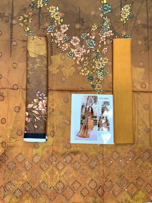 Lawn dress heavy embroidered - Image 7