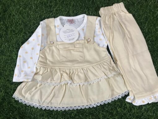 Charming Beige Summer Dresses for Baby Girls skin color sundshine baby Frock