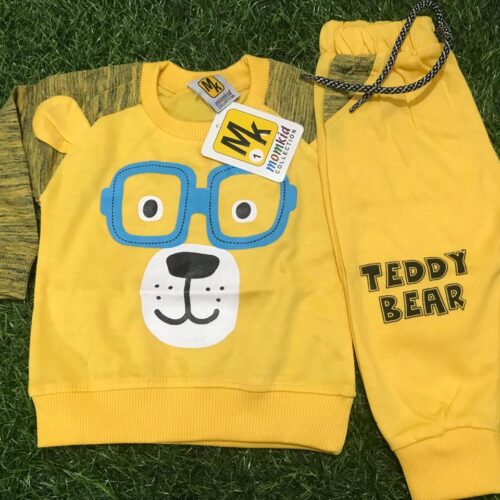 Cozy Baby Suit for the Light Season: Teddy Bear Yellow