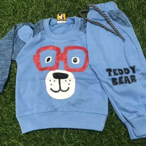 Baby Suit for the Light Season: Teddy Bear Blue