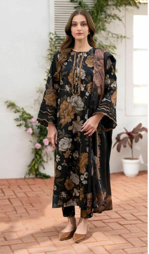 Elegant Swiss Lawn Printed Dress Collection