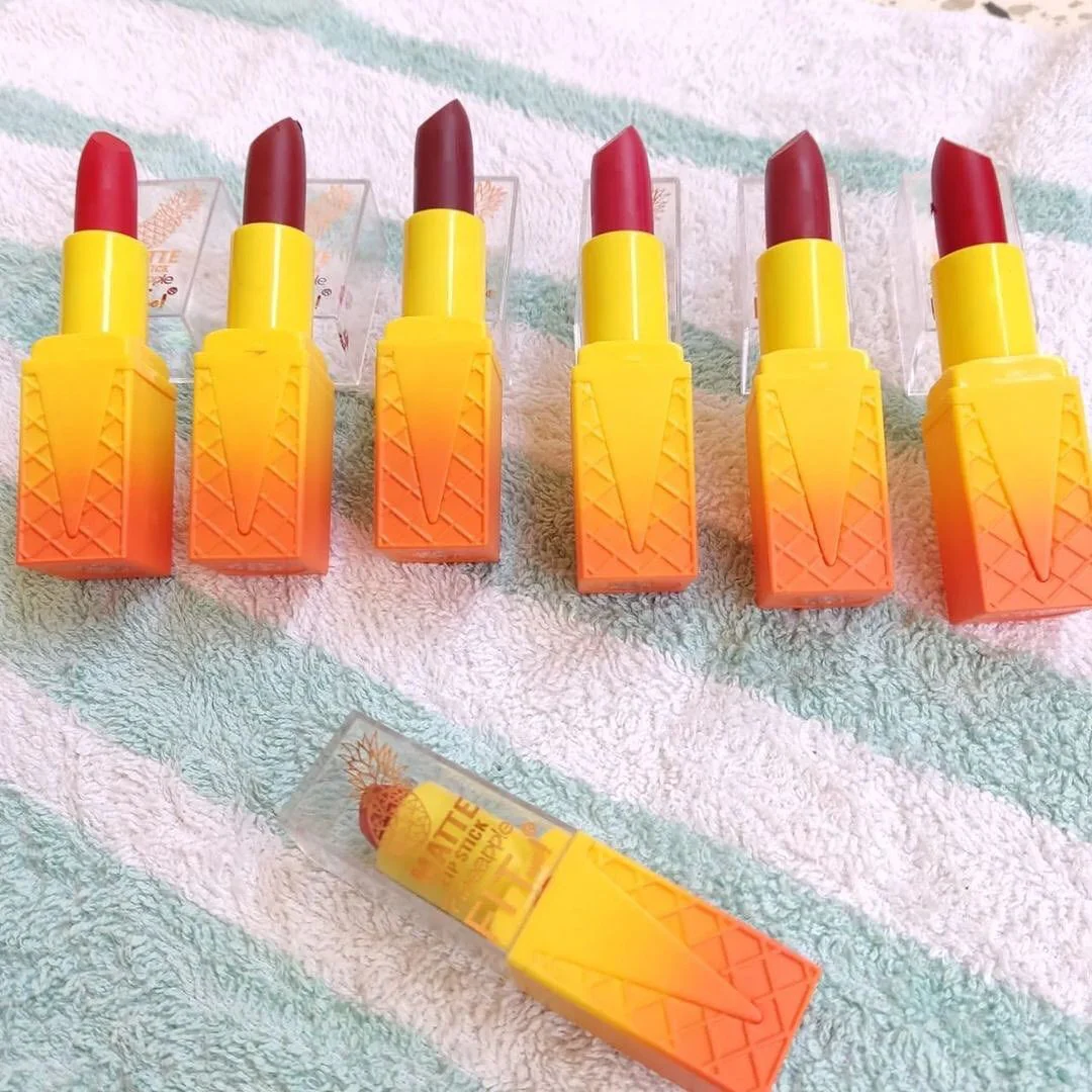 Elevate Your Look with Our 6pcs Matte Color Dark Shades Lipstick Set - Image 3
