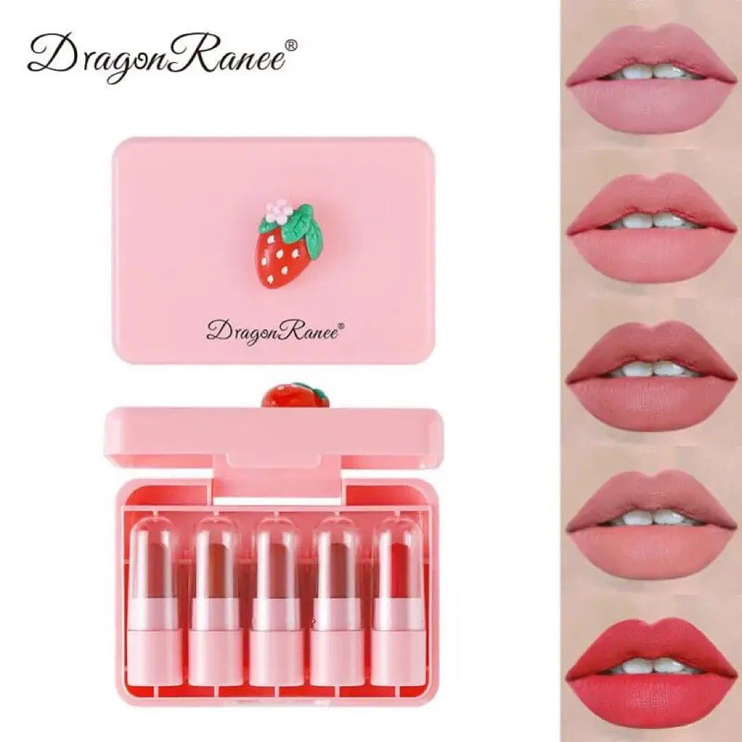 Experience Long-Lasting Beauty with Our Strawberry Lipstick Set - Image 7