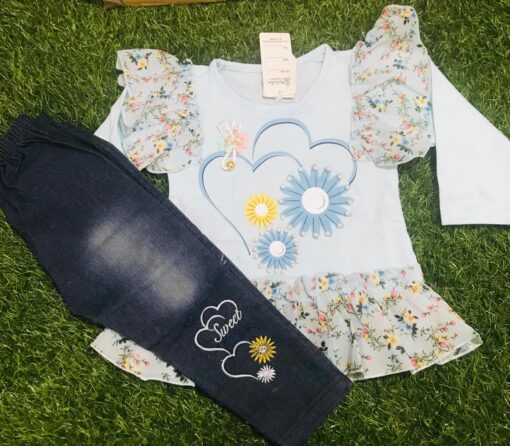 Summer Breeze Fabric Soft Shirts and Denim Trousers - Image 2