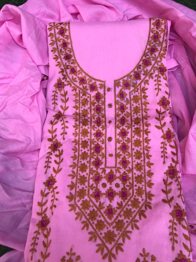 Lawn dress (unstiched) light purple